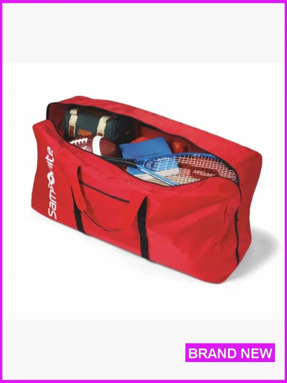 32.5-Inch Oversized Duffel Bag Nylon Lightweight Collapsible Travel Sports Gym